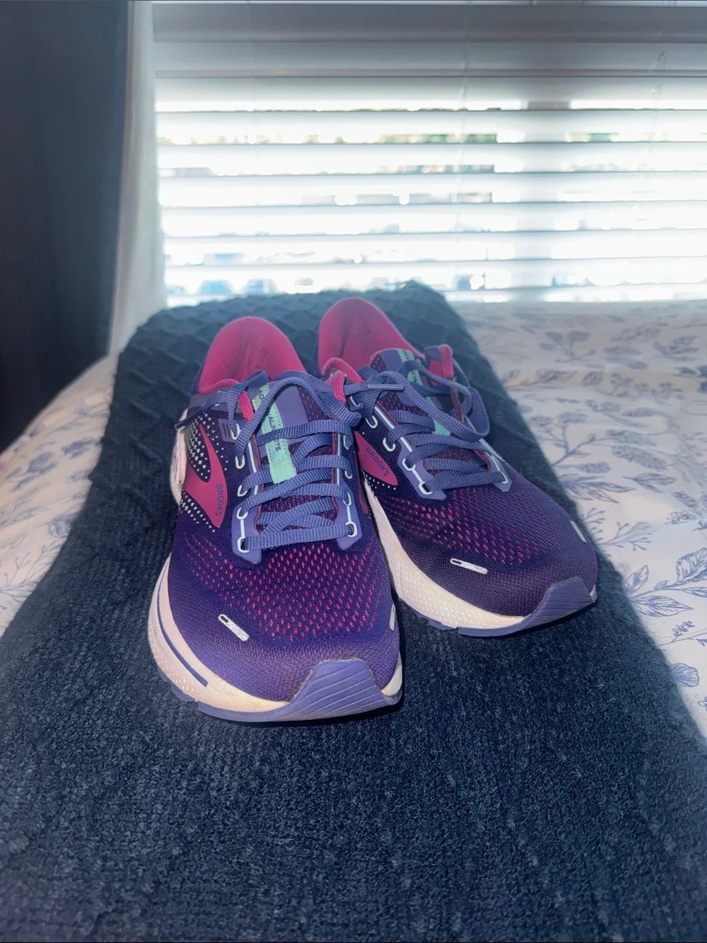 Brooks Women’s Running Shoes - Purple with Pink Accents